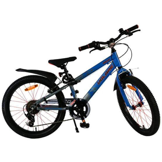 Børnecykel - Volare - Rocky børnecykel - 20 tommer - 7 gear - blå