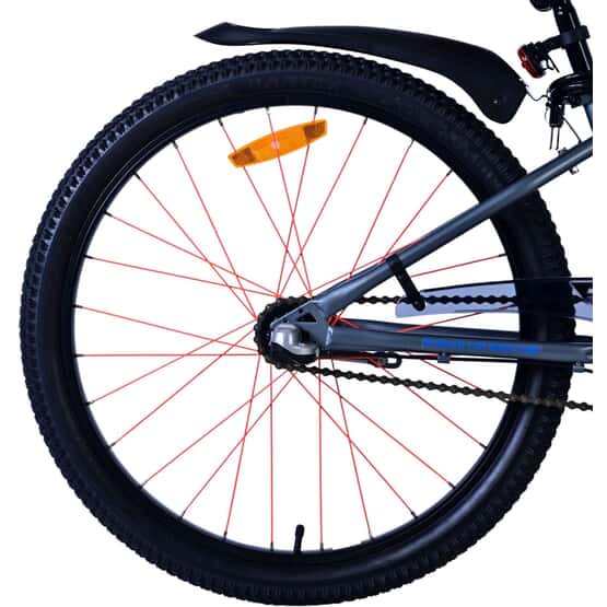 Lasten pyörä - Volare - Rocky Kids Bike - 24 tuumaa - Sininen - Shimano Nexus 3 Gears