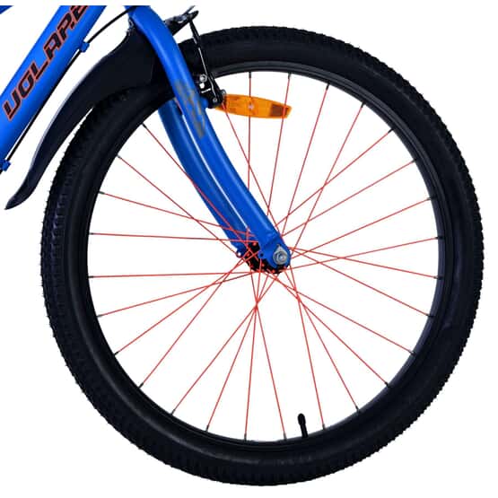 Lasten pyörä - Volare - Rocky Kids Bike - 24 tuumaa - Sininen - Shimano Nexus 3 Gears