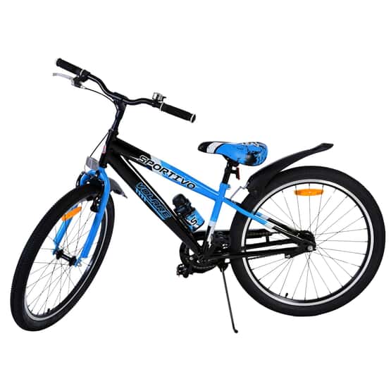 Lasten pyörä - Volare - Sportivo Kids Bike - 24 tuumaa - musta sininen