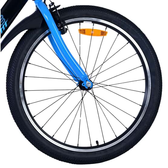 Lasten pyörä - Volare - Sportivo Kids Bike - 24 tuumaa - musta sininen