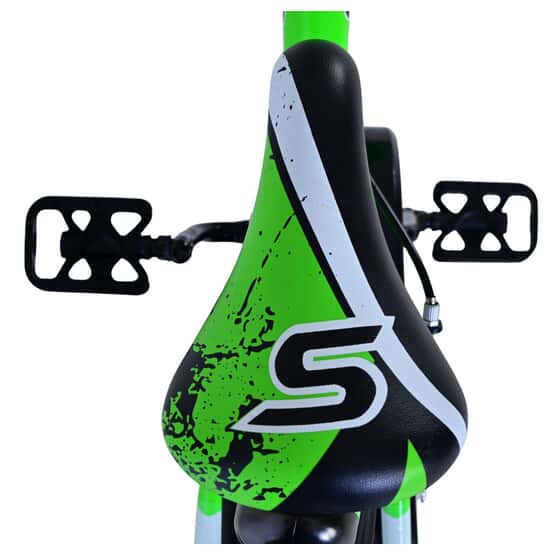 Børnecykel - Volare - Sportivo Kinderfiets - 18 tommer - Grøn Sort - To håndbremser