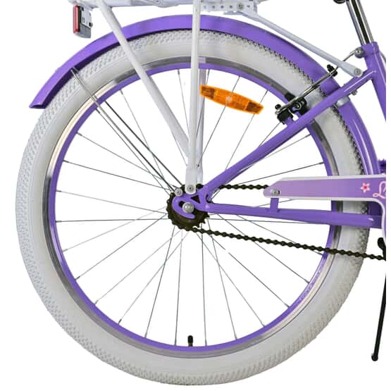 Barncykel - Volare - Lovely Children'S Bike - 24 Tum - Lila - Två Handbromsar