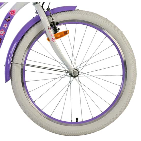 Barncykel - Volare - Lovely Children'S Bike - 24 Tum - Lila - Två Handbromsar