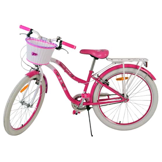 Børnecykel - Volare - Dejlig børnecykel - 24 tommer - Pink - To håndbremser