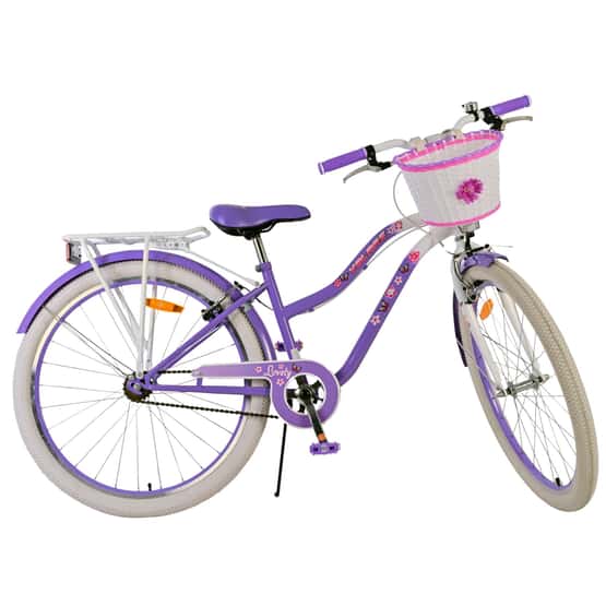 Barncykel - Volare - Lovely Children'S Bike - 26 Tum - Lila - Två Handbromsar