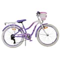 Miniatyrbillede 3 af 11: Børnecykel - Volare - Dejlig børnecykel - 24 tommer - Lilla - 7 gear