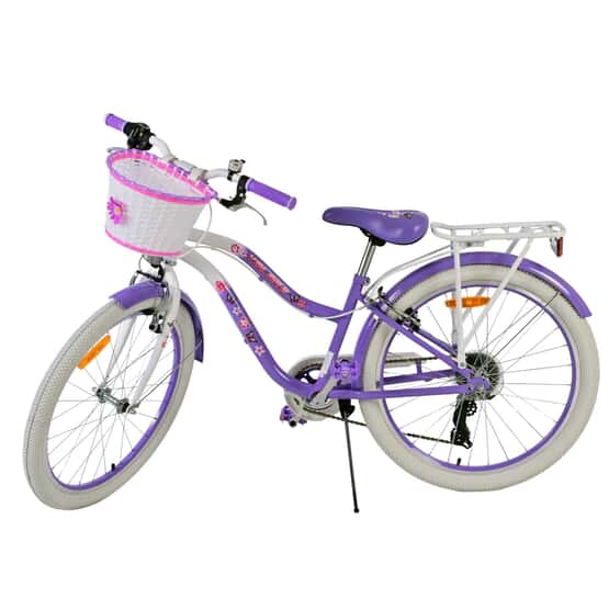 Børnecykel - Volare - Dejlig børnecykel - 24 tommer - Lilla - 7 gear