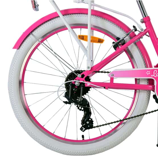 Barncykel - Volare - Lovely Children'S Bike - 24 Tum - Rosa - 7 Växlar