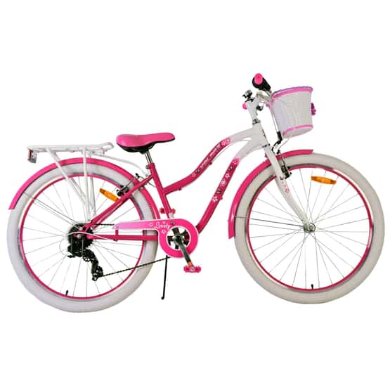 Børnecykel - Volare - Dejlig børnecykel - 26 tommer - Pink - 7 gear