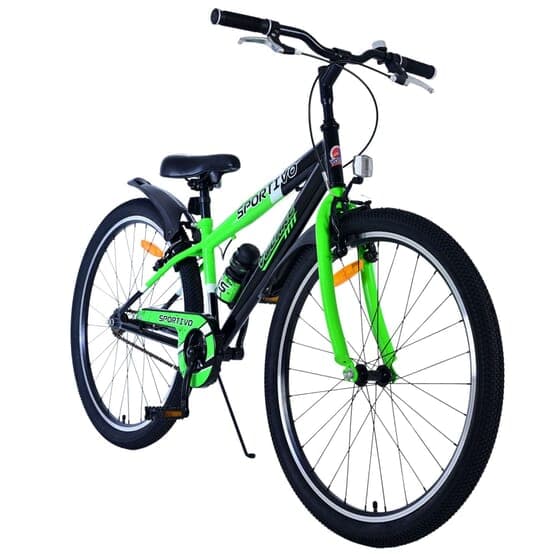 Børnecykel - Volare - Sportivo børnecykel - 26 tommer - Grøn - To håndbremser
