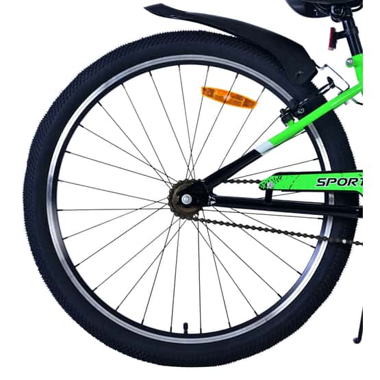 Børnecykel - Volare - Sportivo børnecykel - 26 tommer - Grøn - To håndbremser
