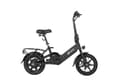 Miniatyrbillede 2 af 9: DYU C3 Urban elcykel – 25 km/t hastighed, 7,5 Ah indbygget batteri, 14" dæk – kompakt elcykel med metalramme