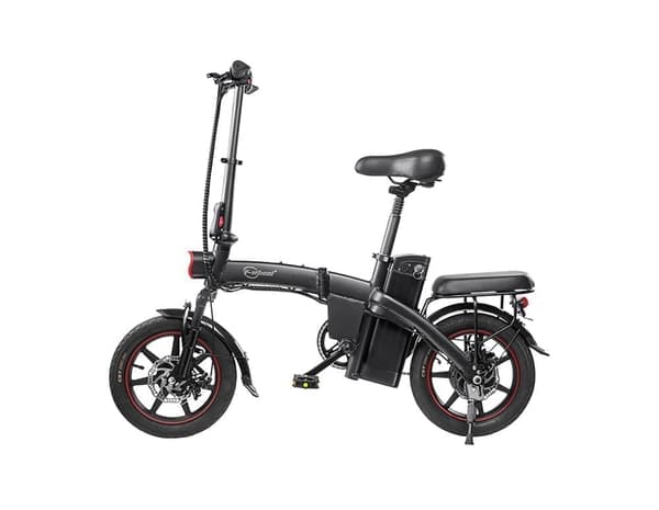 DYU A5 elcykel – 60 km rækkevidde, 48V 350W motor, 14" dæk – Ultralet pendlercykel i aluminiumslegering