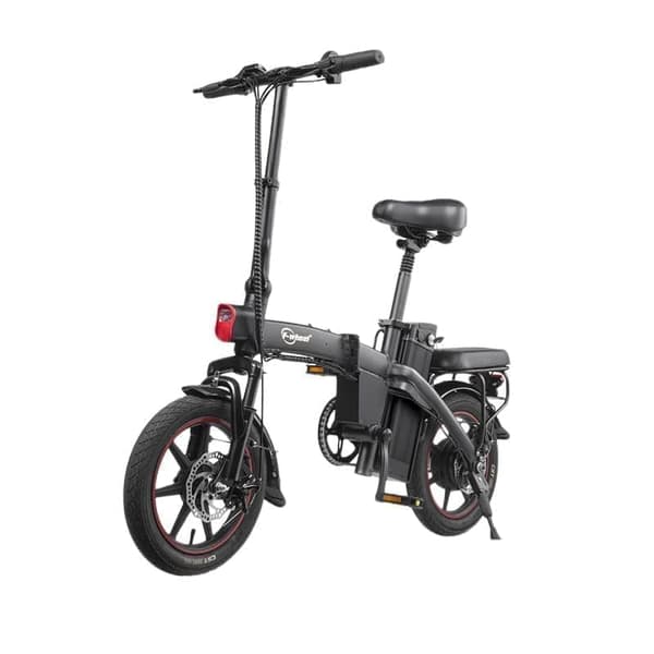 DYU A5 elcykel – 60 km rækkevidde, 48V 350W motor, 14" dæk – Ultralet pendlercykel i aluminiumslegering