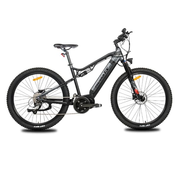 Hedatx TX11 27,5'' elcykel, 500W midtmonteret motor, 15,6AH batteri, 9 gear, hydrauliske bremser, 27,5''*2,4'' dæk