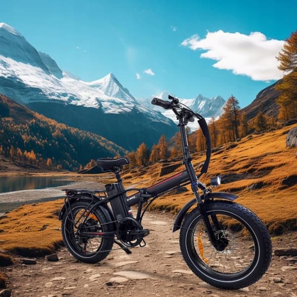 Baolujie DZ2031 Elcykel 48V 13ah 750W 70km 20 tums aluminiumhjul 20" svart