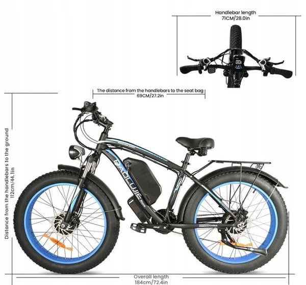 Elcykel DP-26 Dubbel Motor 2000W Batteri 48V 20Ah 55km-h hjul 26" SHIMANO med 21 växlar hydrauliska skivbromsar - Grön