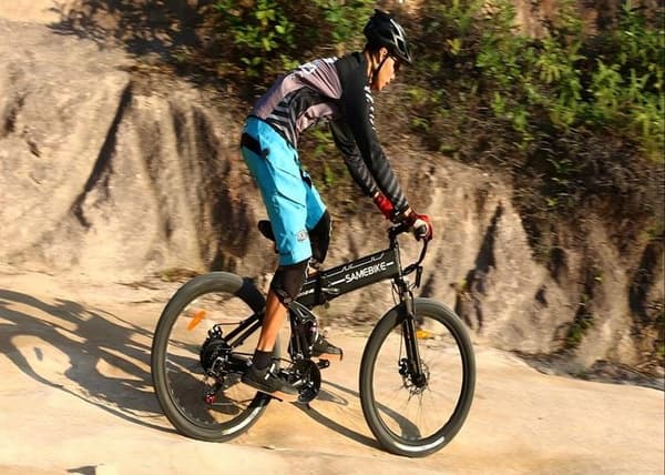 Vikt e-cykel SAMEBIKE LO26-II 900W 48V 21-växlad 26" Svart E-Bike VTT Stad Universitet Student Ungdom Vuxen Man Kvinna Present
