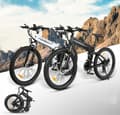 Miniatyrbild 6 av 6: Vikt e-cykel SAMEBIKE LO26-II 900W 48V 21-växlad 26" Svart E-Bike VTT Stad Universitet Student Ungdom Vuxen Man Kvinna Present