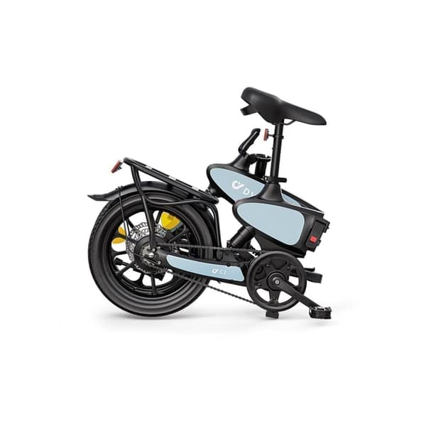 DYU C2 foldbar elektrisk cykel 350W, 16 tommer terrængående dæk, 48V 7,5Ah batteri, tophastighed 25 km / t, rækkevidde 40 km, magnesiumlegeringsramme