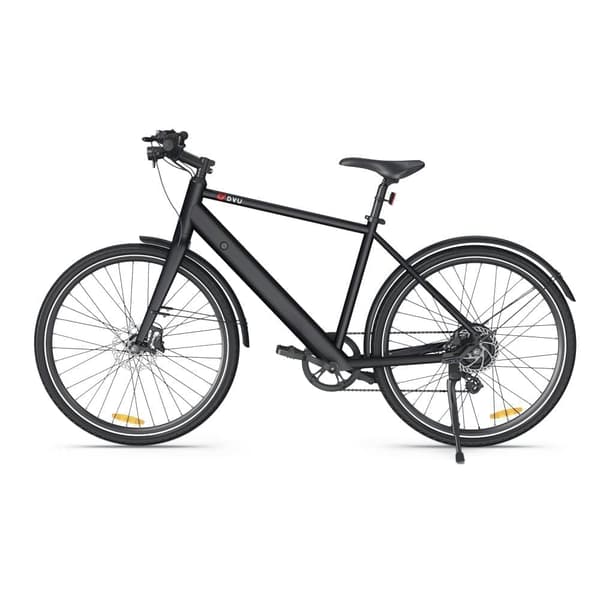 DYU elektrisk pendlercykel 100 km rækkevidde, aftageligt 9Ah batteri, letvægts aluminium EBike til byrejser