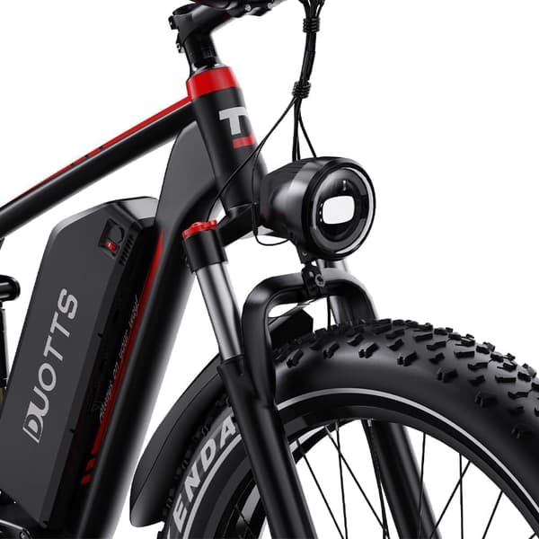 DUOTTS S26 26" elcykel med dubbla motorer, 2x750W GT-motorer, 48V 20AH Samsung-batteri, hydrauliska bromsar, eBike med fett i terräng