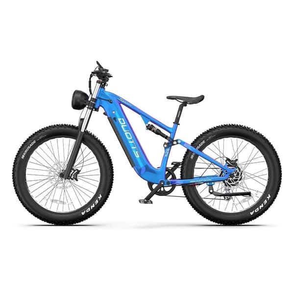 DUOTTS E26 elektrisk cykel 26 ", 750W motor, 48V20AH batteri, maximal hastighet 55km, räckvidd 40-120km, fullt upphängd, intelligent app