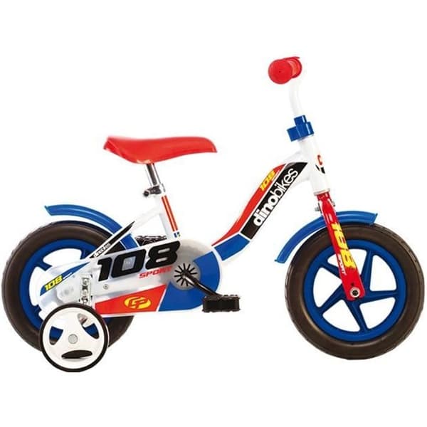 Barncykel - EVA - 10 Tum - Utan broms - Stavhjul - Stänkskydd
