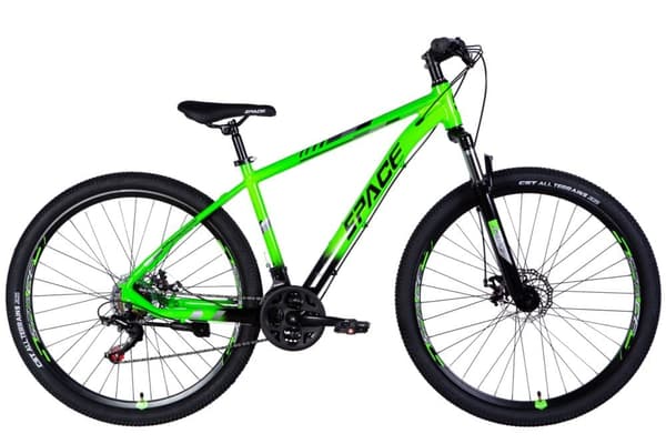 MTB-cykel Mercury Aluminium 29″, 170-195 cm, 21 vaxlar, Gron