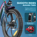 Miniatyrbild 5 av 11: FAFREES F20+ Pro 2025 ny vikbar elektrisk cykel 20 ", 250W motor, 36V 22,5Ah batteri, topphastighet 25km/h, räckvidd 85-100km, Shimano 7-växlad