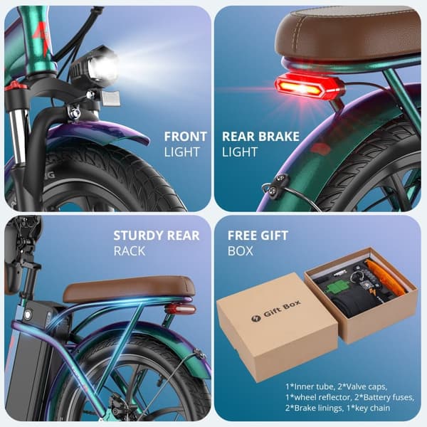 FAFREES F20+ Pro 2025 ny vikbar elektrisk cykel 20 ", 250W motor, 36V 22,5Ah batteri, topphastighet 25km/h, räckvidd 85-100km, Shimano 7-växlad