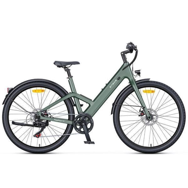 ENGWE MAPFOUR N1 Air ST Elcykel - MAX Autonomi 100km - Batteri 36V13Ah - Motor 250W - Ram i kolfiber, Grön
