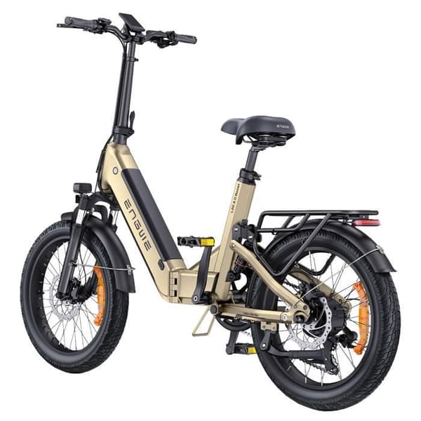 ENGWE L20 3.0 Boost - Elcykel Fällbar 20" - Avtagbart Batteri 48V13.5Ah - Räckvidd 100km - Hydrauliskt Skivbroms, Guld