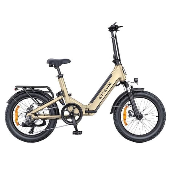 ENGWE L20 3.0 Boost - Elcykel Fällbar 20" - Avtagbart Batteri 48V13.5Ah - Räckvidd 100km - Hydrauliskt Skivbroms, Guld