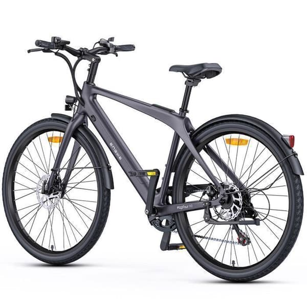 ENGWE MAPFOUR N1 Elcykel - MAX Räckvidd 100 km - Batteri 36V13Ah - Motor 250W - Ram i kolfiber, Grå