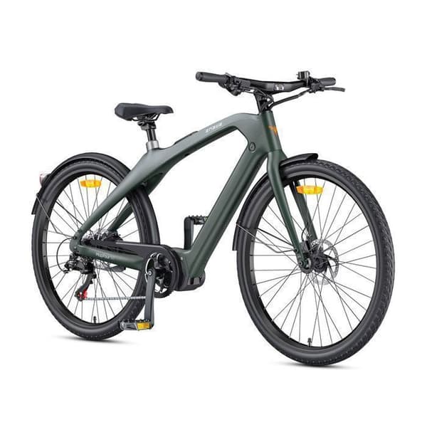ENGWE MAPFOUR N1 Pro Elcykel - Räckvidd 100km - Motor 250W - Batteri 36V 10Ah - Ram i kolfiber, Grön