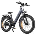 Miniatyrbild 1 av 4: Elcykel ENGWE E26 ST Räckvidd 140km Motor 250W Batteri 48V16Ah Framdämpare Snö däck 26 tum VTC Fat bike Svart