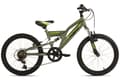 Miniatyrbillede 1 af 7: WYLD mountainbike til børn Fully 20'' Zodiac grøn 6 gear RH 31 cm M300K