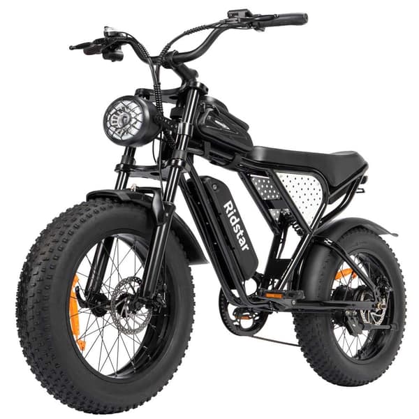 Ridstar Q20 MiNi aikuisten leveä rengas sähköpyörä, 750W moottori, 15AH akku, 7 vaihdetta, mekaaniset jarrut edessä ja takana, 20''*4.0 rengas
