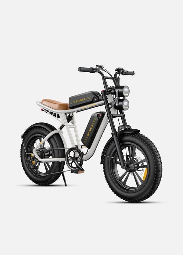 ENGWE M20 elcykel med dubbla batterier: 750W motor, 26Ah kapacitet, 20" MTB-däck och Shimano 7-växlad för Urban/Trail