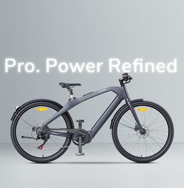ENGWE N1 PRO kolfiber elcykel: 100 km räckvidd, 80 Nm mellandriven motor och smart stöldskyddsteknik för stadspendling