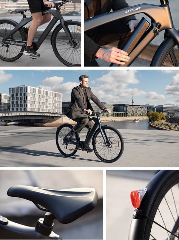 ENGWE N1 PRO kolfiber elcykel: 100 km räckvidd, 80 Nm mellandriven motor och smart stöldskyddsteknik för stadspendling