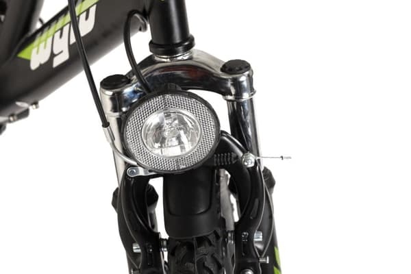 WYLD børnemountainbike Fully ATB 20" Zodiac sort-grøn 6 gear RH 31 cm 304K