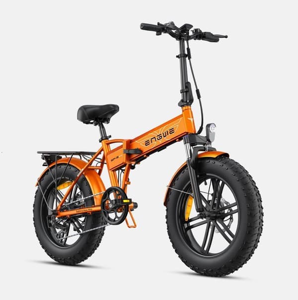 ENGWE EP-2 Boost foldbar elcykel 250W, 20''* 4'' terrængående dæk, 48V13Ah aftageligt batteri, rækkevidde op til 120 km, Shimano 7-trins