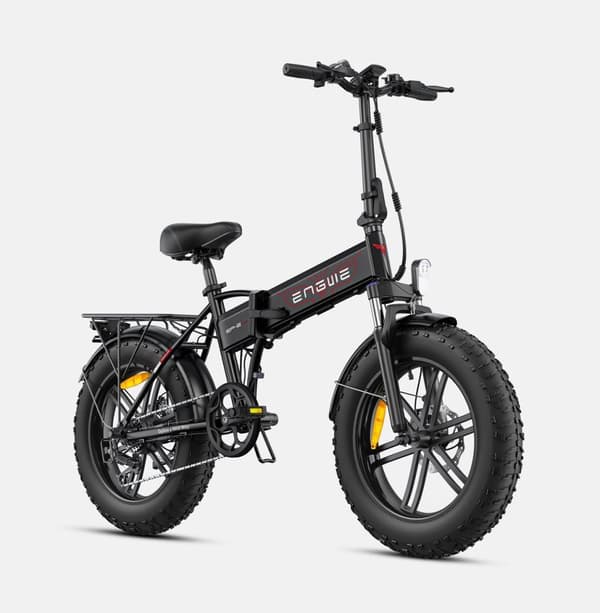 ENGWE EP-2 Boost taitettava sähköpyörä 250W, 20''* 4'' maastorenkaat, 48V13Ah irrotettava akku, kantama jopa 120km, Shimano 7-vaihteinen