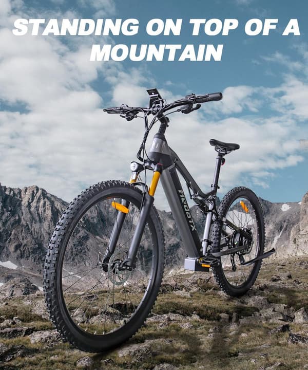 Hedatx T19 29-tums elektrisk mountainbike med 1000W motor, 48V 19,2Ah batteri, Shimano hydrauliska bromsar för stadspendling