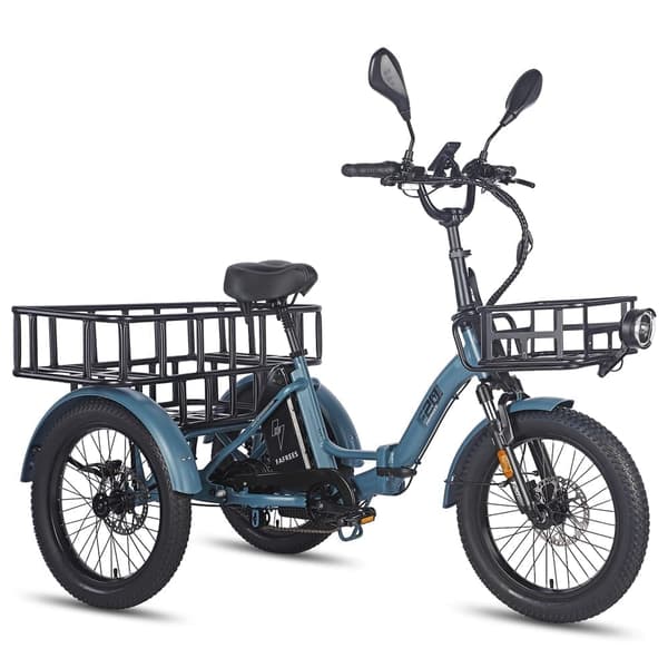 Fafrees F20 Mate elektrisk last trehjulet cykel, 750W motor, 21AH batteri, hydraulisk bremse, 20''*3,0'' dæk