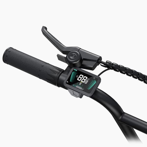 ENGWE L20 Boost Step-Thru E-cykel, 250W motor, 13AH batteri, 20 x 4.0 dæk, Shimano 7 gear,Sort