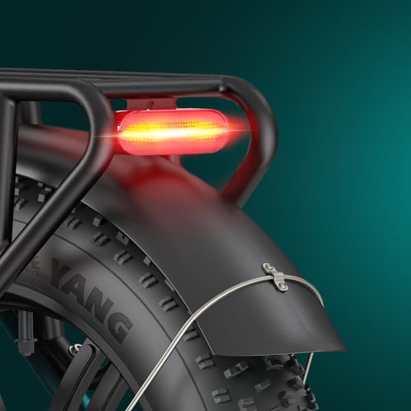 ENGWE L20 Boost Step-Thru E-cykel, 250W motor, 13AH batteri, 20 x 4.0 dæk, Shimano 7 gear,Sort